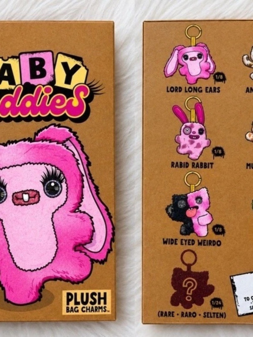 Zuru Fuggler Baby Baddies Plush Bag Charm Blind Box